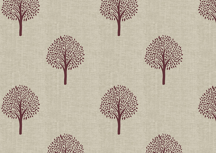 Emily Bond Yew Tree, Mulberry - Twist&Fit Roman Blind - Image 8